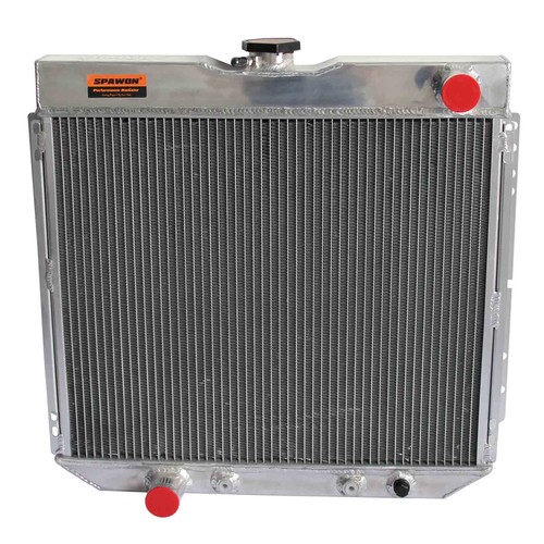 AT SPAWON For Ford Mustang Maverick Mercury Comet Cougar 69-73 3Row Radiator - Picture 2 of 7