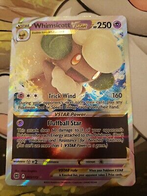 Here's an exclusive look at Whimsicott VSTAR, a new card from the Brilliant  Stars Pokemon TCG expansion