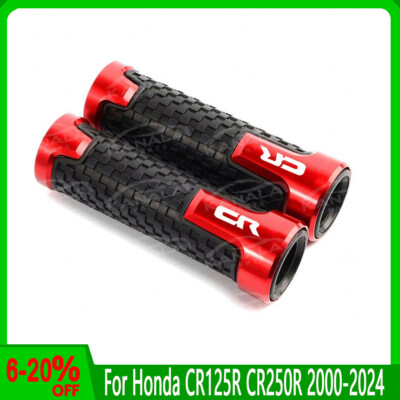 LANQIAN Handlebar Grip End Caps – Black Aluminum 22mm – Fits Honda CR80R CR85R CR125R CR150R CR250R