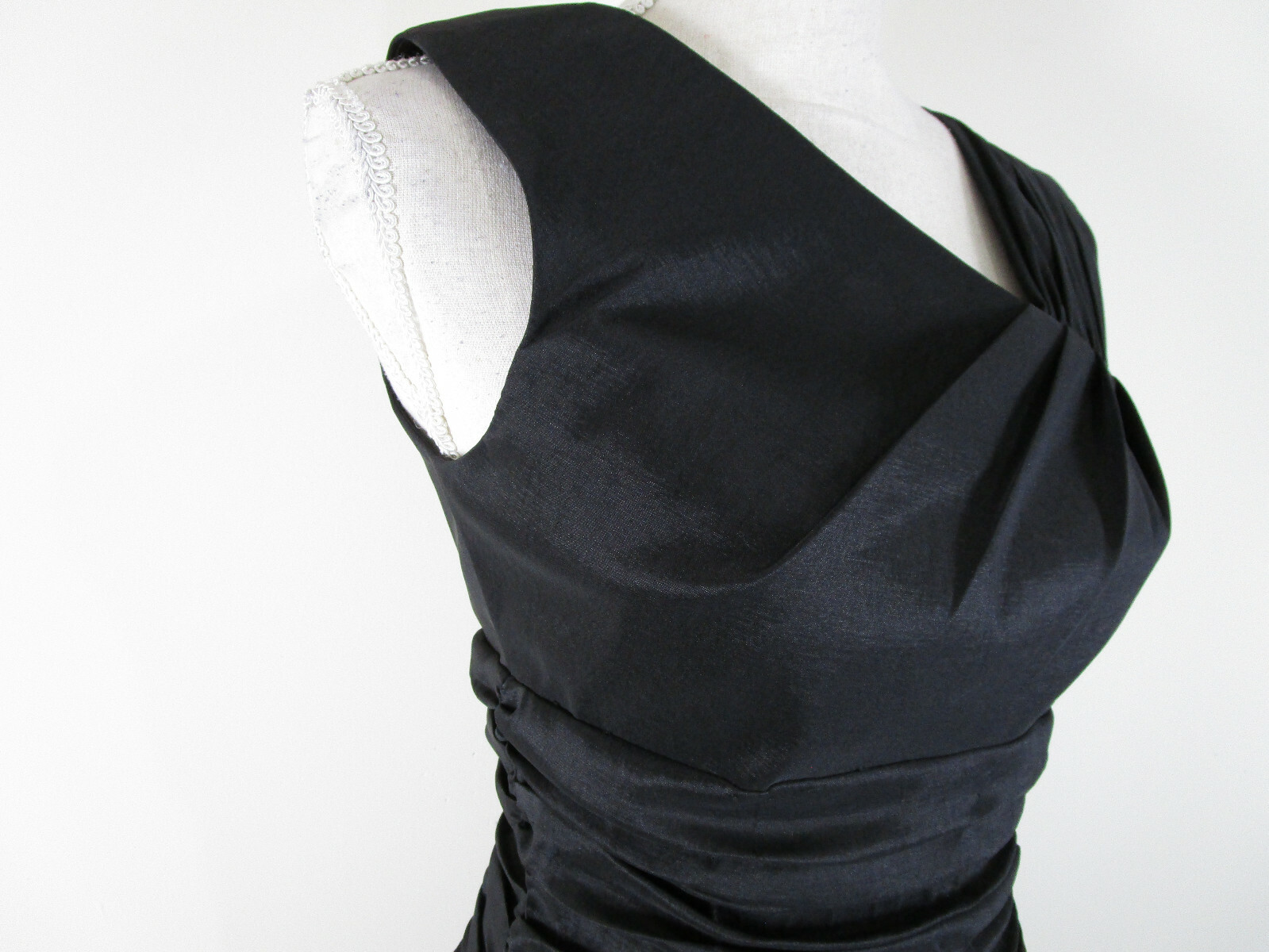 Calvin Klein Womens Solid Black Pleated Formal Co… - image 4