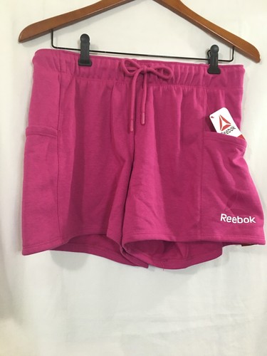 Reebok Women's Pink Activewear Relaxed Drawstring Shorts with Pockets many Size - Picture 6 of 7