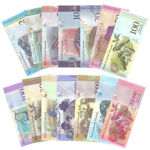 Colección de monedas de Venezuela // 14 billetes // 2-20.000 billetes de denominación // Unci - Imagen 16 de 16