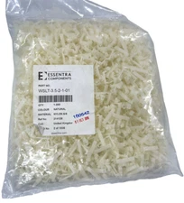 1000 pcs Essentra Components Hinged Wire Saddles Clips with Locking Tops
