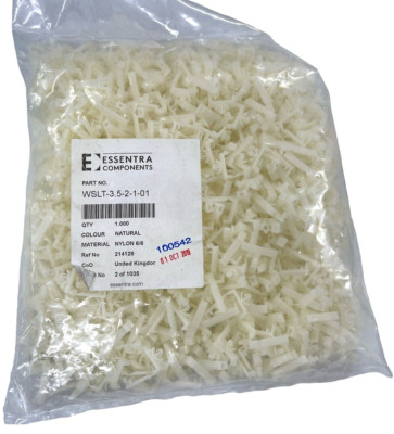 1000 pcs Essentra Components Hinged Wire Saddles Clips with Locking Tops