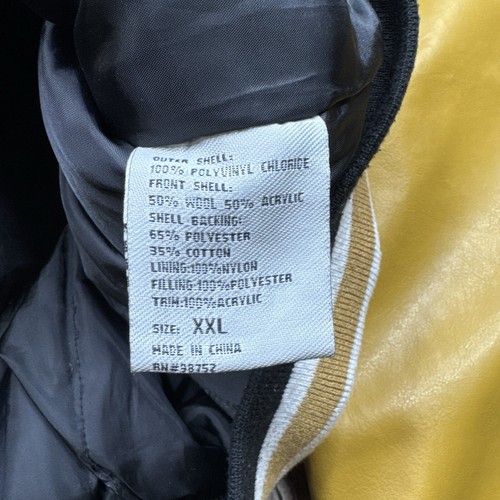 Army Black Knights Varsity Letterman Bomber Jacket Mens XXL West Point Football - Picture 10 of 14