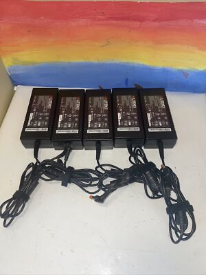 Lot of 5 LITEON PA-1131-07 20V 7.1A Power Supply Ac Adapter 7.4/5.0mm Tip