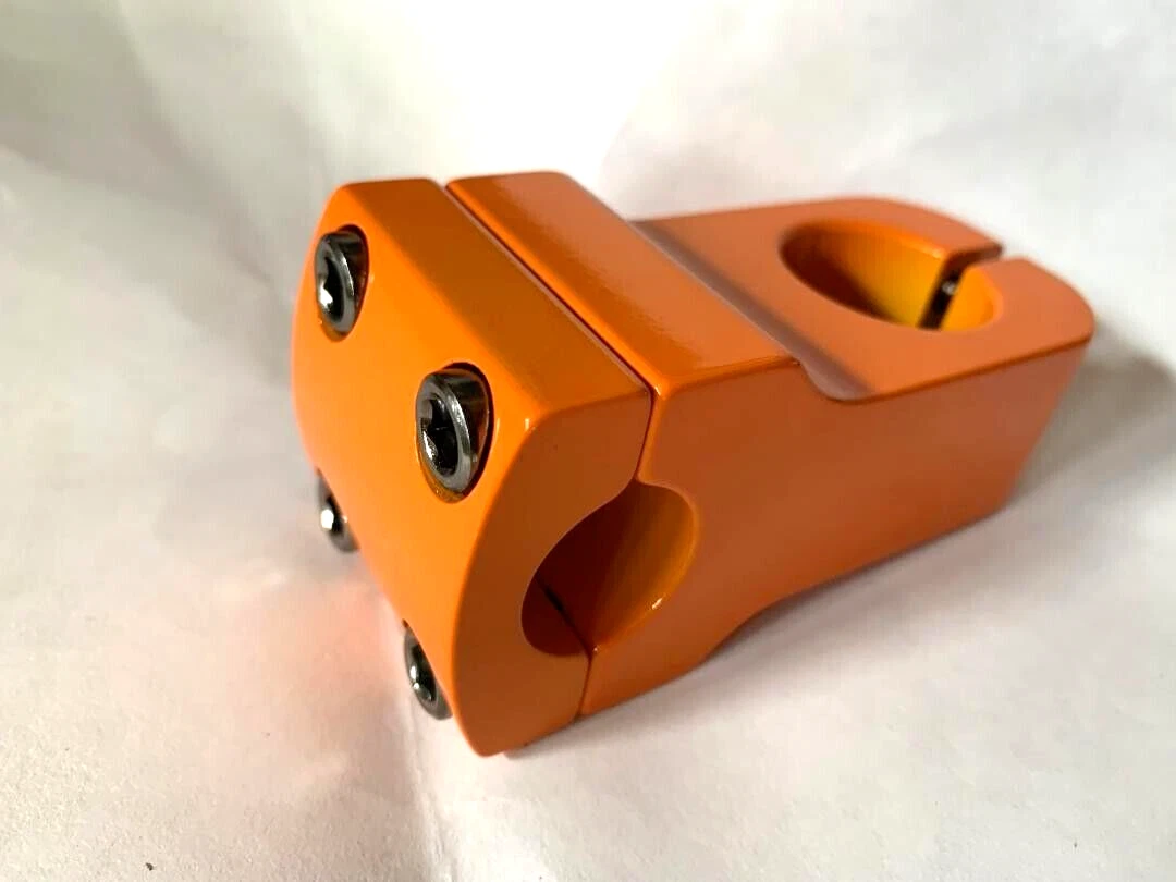 ORANGE Bicycle Stem Alloy 28.6mm X 22.2mm X 50mm BMX Chopper Bikes