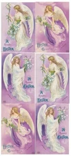 Violette Stickers Victorian Easter Angel Stickers Scrapbook Craft Planner Supply