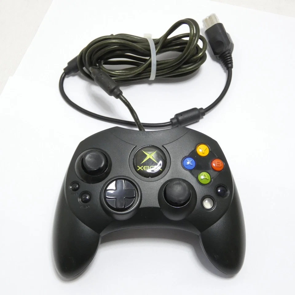 MANETTE CONSOLE MICROSOFT XBOX 1ERE GENRATION CONTROLER S AVEC ADAPTATEUR TESTE - Photo 4/4