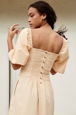 free people peach pie midi dress Free People + Peaches Midi Dress