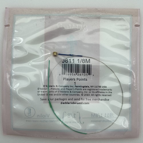 D'Addario Prelude Violin 1/8 Single Strings - Medium Tension - Free UK Shipping - Picture 3 of 7