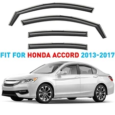 Rain Guards Vent Visors Shade for  2013-2017 Honda Accord Sedan