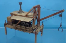 O SCALE On3 On30 SURREY PARKER LOG LOADER KIT LESS WINCH WISEMAN MODEL SERVICES 