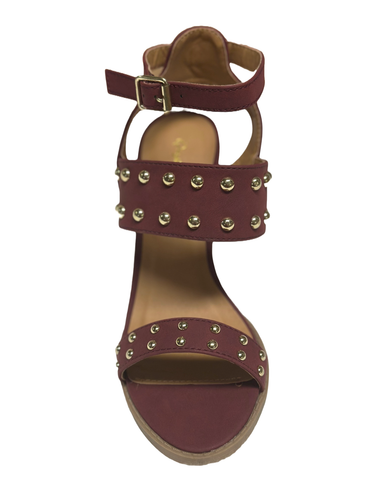 Qupid Brammer-30 Studded Women Chunky Heels - Picture 14 of 20