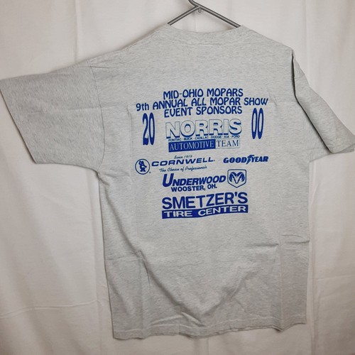 Mid Ohio Mopars 9th Annual All Mopar Car & Truck Show T Shirt Large July 2000 - Picture 8 of 9
