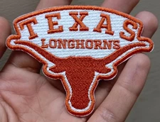 Texas Longhorns NCAA Team Logo Iron On Patch - Sew Patch - Embroidered Patch