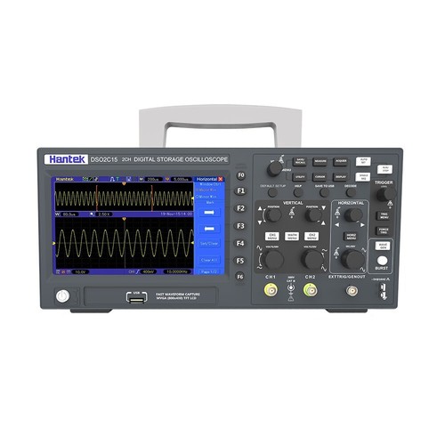 Hantek Digital Storage Oscilloscope 2CH 150Mhz 1GS/s DSO2C15+2D15 Signal Source - Picture 15 of 19