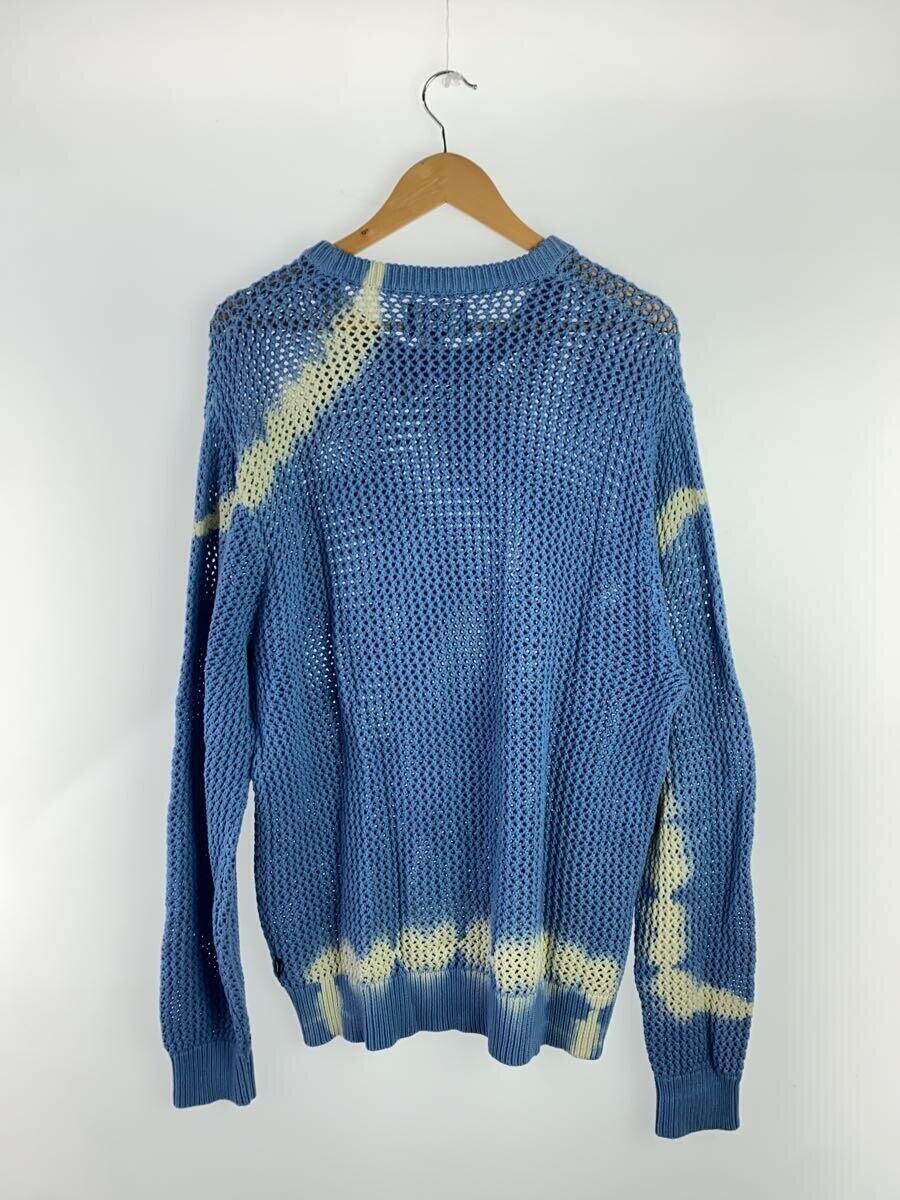 トップス STUSSY PIGMENT DYED LOOSE GAUGE SWEATER Stussy Pigment Dyed Loose Gauge Sweater Tie Dye/Blue Men's - US