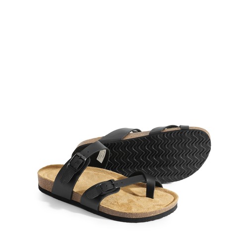 US Women Footbed Open Toe Thong Slide Sandals Comfortable Slip On Casual Sandals - Picture 13 of 36