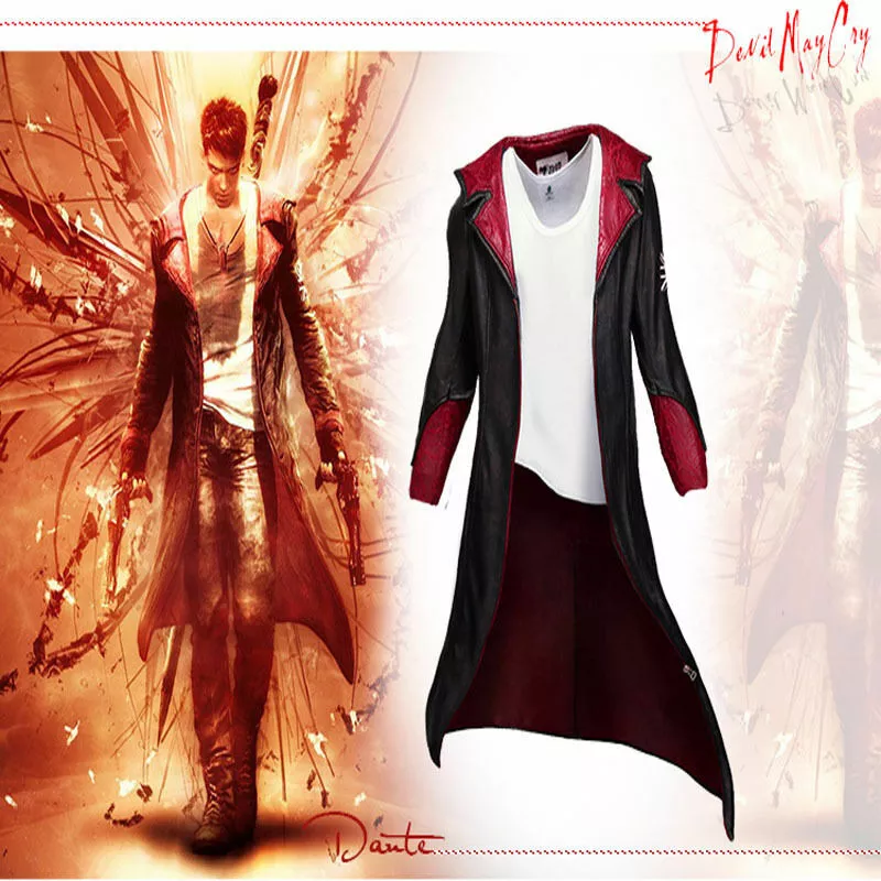 US$ 188.30 - Devil May Cry 5 Dmc - Dante Coat Jacket Game Cosplay