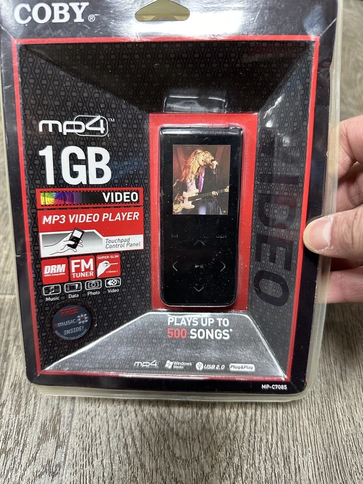 Coby MP-C7085 1GB MP4 Audio Video Player New And Sealed - Image 3 of 4