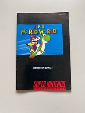IA Super Mario World Super Nintendo SNES Manual Only