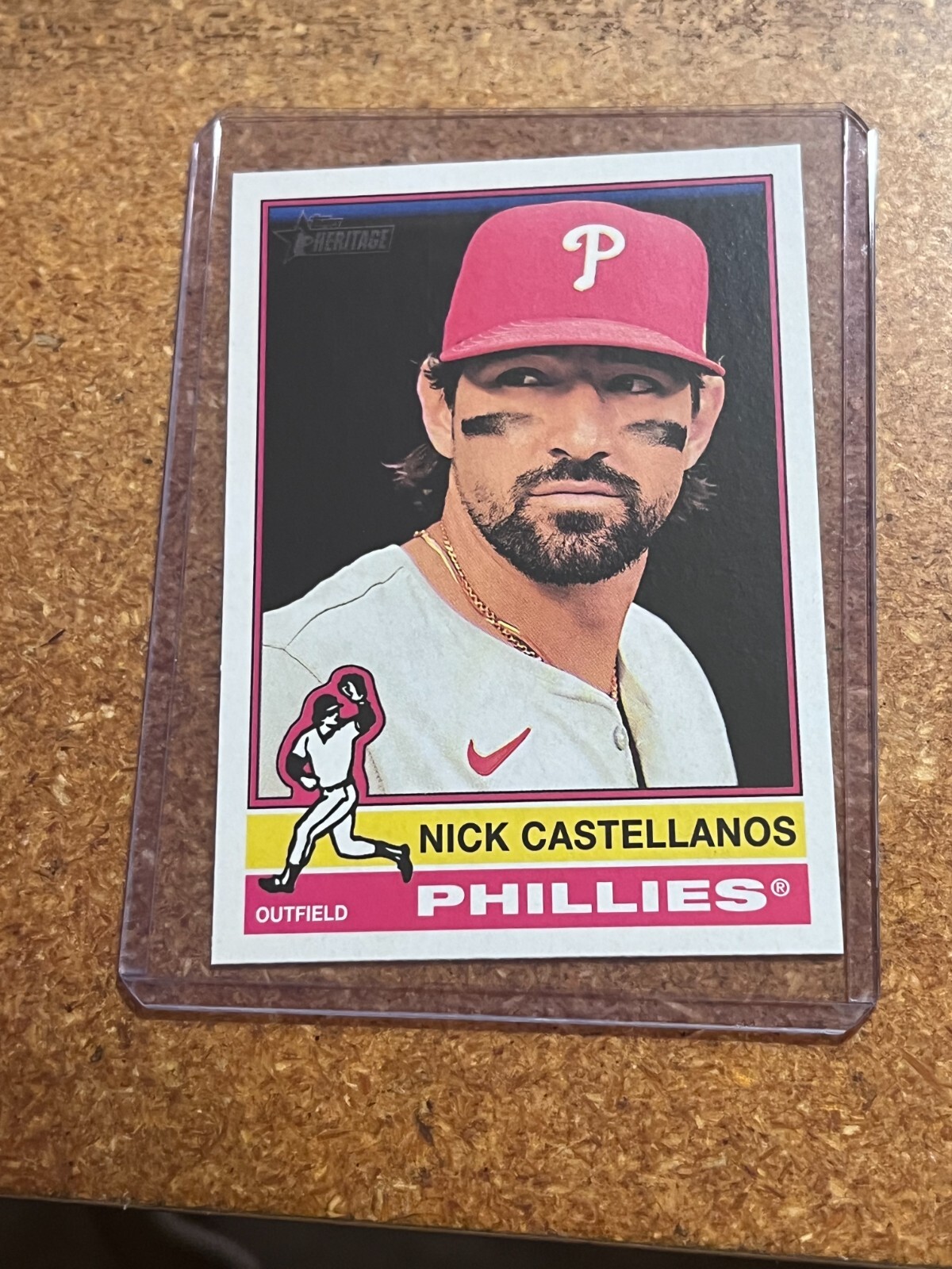 2025 Topps Heritage Baseball # 315 Nick Castellanos