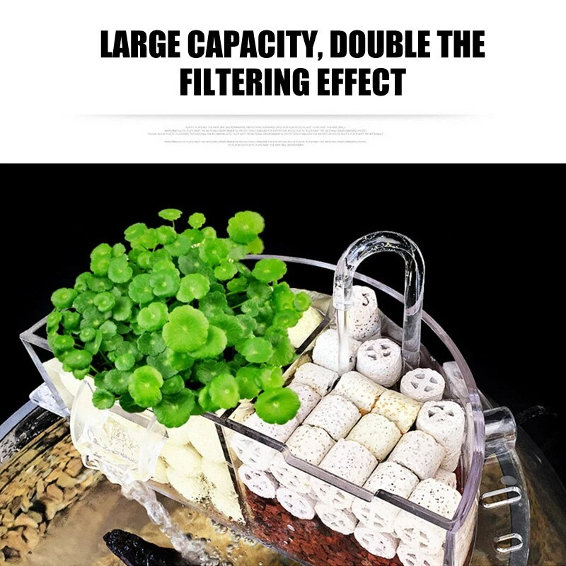 3-in-1 Aquarium Fish Tank Filter Box Acrylic External Hanging Water Purifier - Image 4 of 4