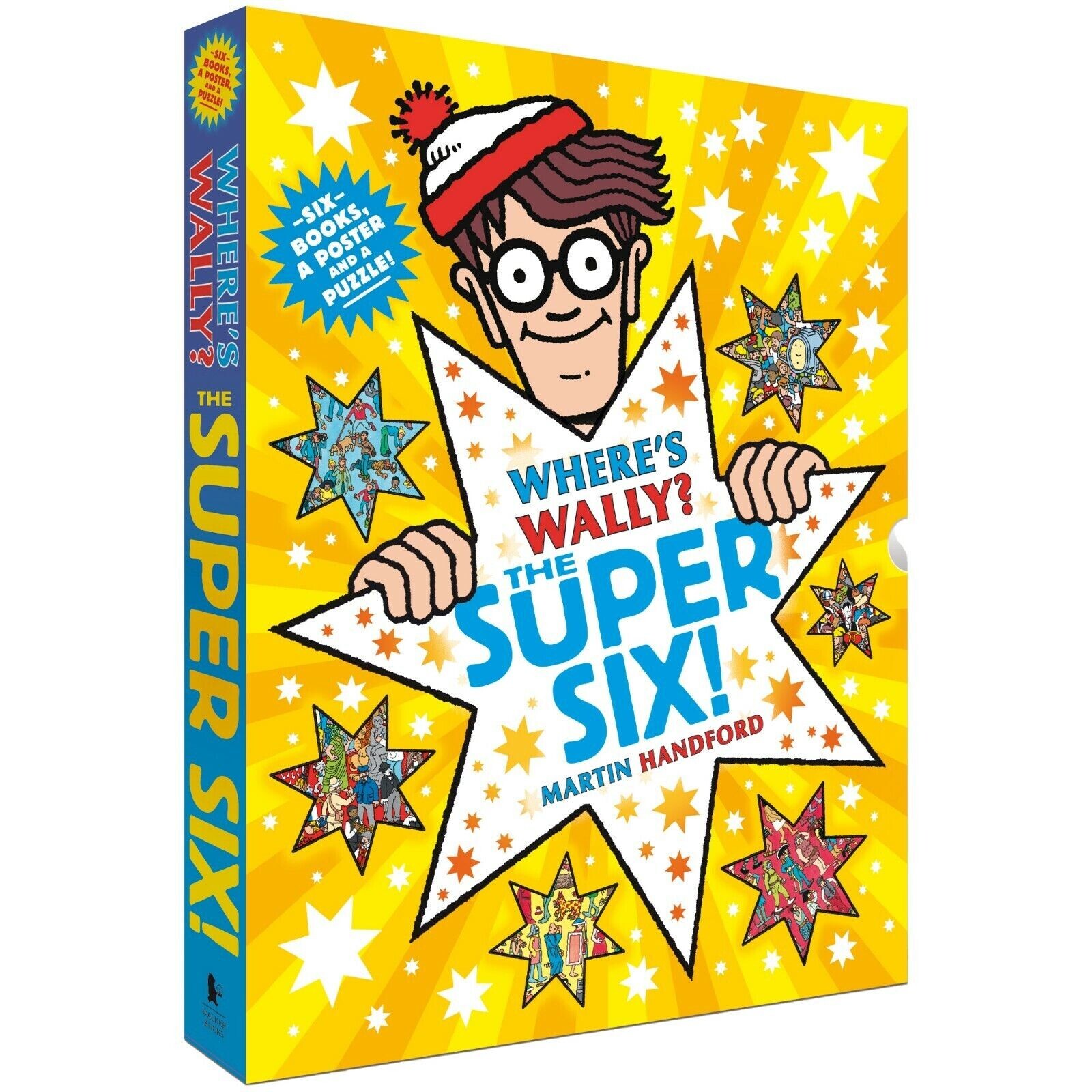 Martin Handford 6 Classic Books Collection Set Where's Wally? The Super Six!