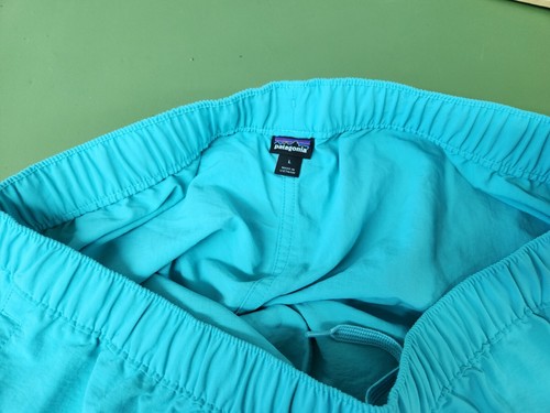 Vintage 90s Patagonia Nylon Baggies Shorts Womens Unlined Hiking Running Size L - Picture 5 of 6