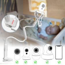 Multifunction Phone Holder Arm Adjustable Baby Monitor Wall Mount Camera Shelf