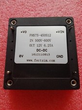 DC DC CONVERTER ISOLATED 75W 450VIN 300-600V 12VOUT REGULATED HALF BRICK DCDC