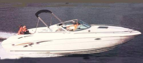 7.6oz BOAT COVER REGAL 2450 CUDDY/FASTRAC W/ EXTD SWPF 2003-2010 - Picture 2 of 8