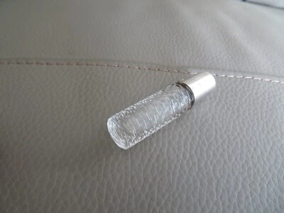 ancien flacon à sel ou autre en cristal et argent intérieur vermeil - Photo 1/4