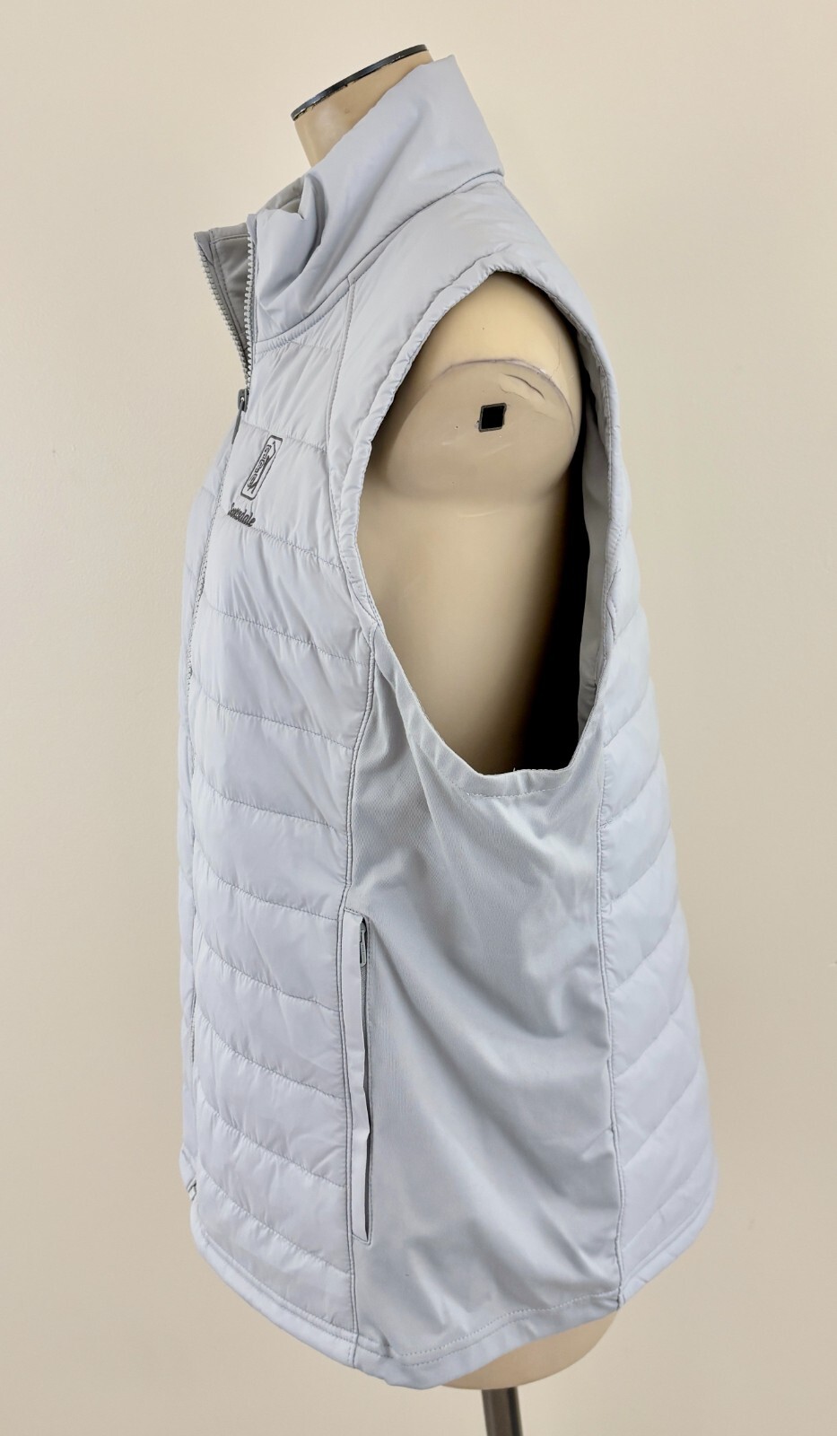 UNDER ARMOUR GOLF ATLAS NWT Women XL Gray Full Zip Insulated TPC Scottsdale Vest thumbnail 3