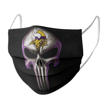 Minnesota Vikings The Punisher Mashup Football Face Mask ...