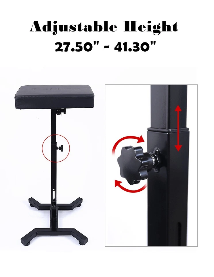 Reposabrazos tatuaje de alta resistencia ajustable altura y ángulo tamaño 13,78"x9,13" Foto 2 de 4