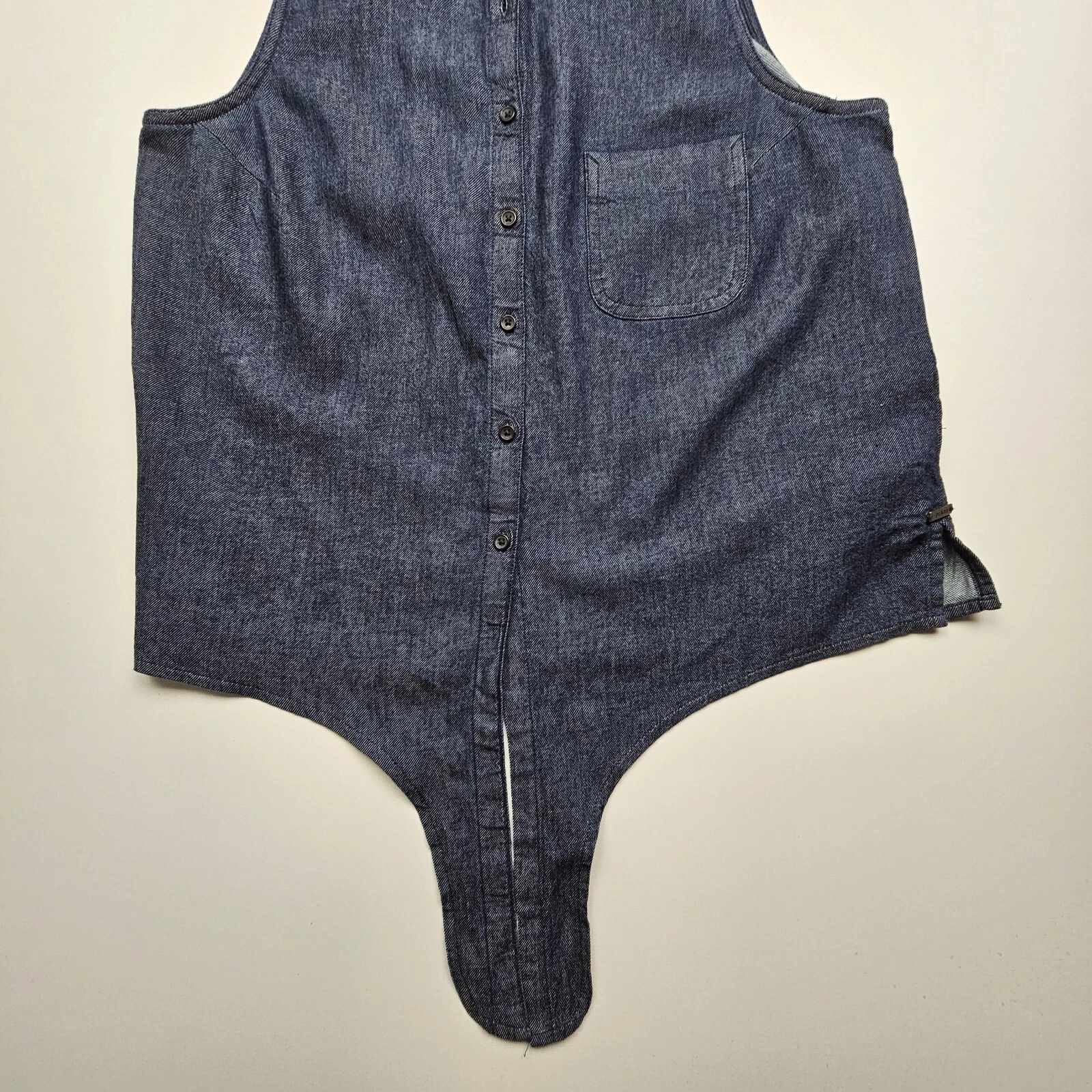 prana dark sunrise peak tie front sleeveless tank shirt