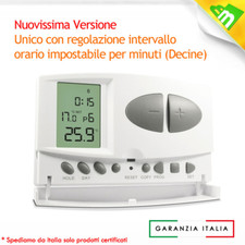 Cronotermostato programmabile digitale non da incasso