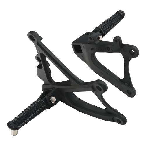 Driver & Passenger Foot Pegs Mount Bracket Fit For Yamaha YZF R1 2009-2014 - Imagen 5 de 13