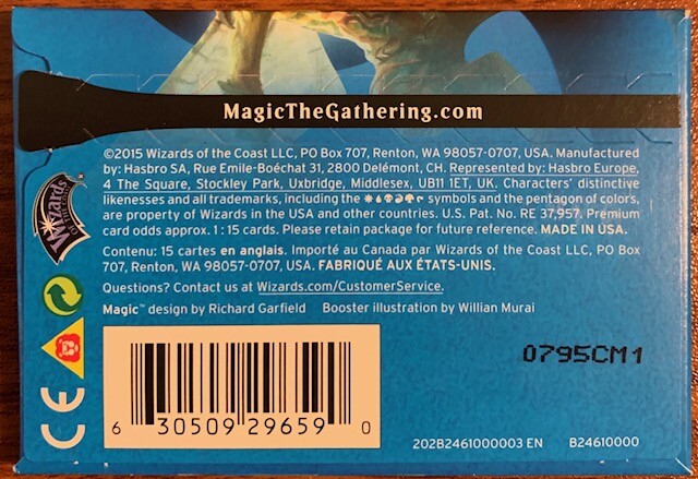 MTG Magic the Gathering 2015 Modern Masters Pack NIP Free Shipping