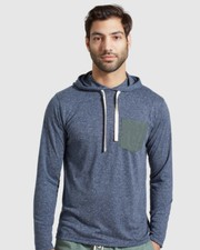 NWT - UNITED by BLUE Men's LIGHTWEIGHT Midnight POCKET HOODIE - S