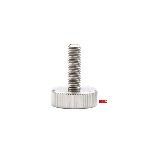 303 Stainless Steel Knurled Flat Head Thumb Screws M6x25/30/35mm Hand Screw Bolt - Picture 9 of 15