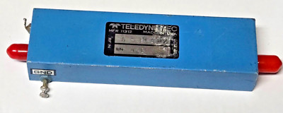 Teledyne 5-10GHz 10db 20dbm SMA RF Coaxial Amplifier tested, see plots 12VDC