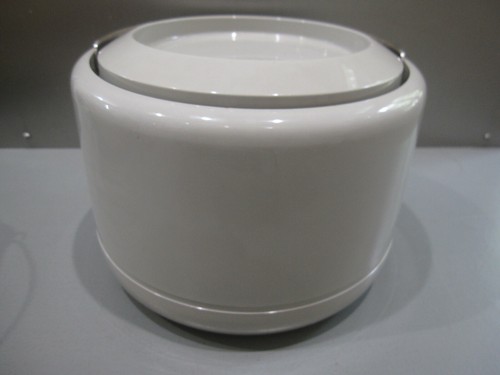 Stelton Erik Magnusson Minimalist Off-White Ice Bucket Gray w/ Tongs MCM Sale!! - Picture 8 of 8