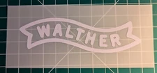 WALTHER DECAL 6"-9" MULTIPLE COLORS AND SIZES GOLD SILVER WHITE MORE