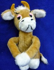 VINTAGE DAKIN STUFFED ANIMAL BULL 11" 1976 HUGS RARE
