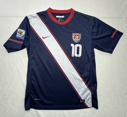 Maglia calcio USA Donovan 10 Nike autentica Navy Sudafrica 2010 maglia away