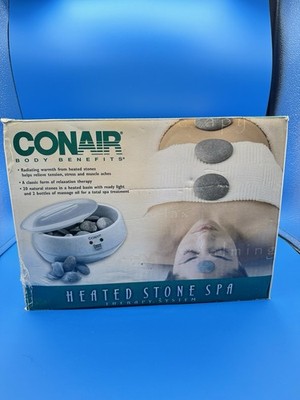 Conair Body Benefits Heated 20 Natural Stone Spa Rock Therapy System