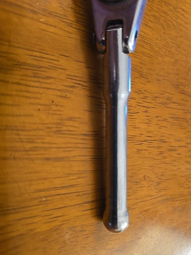 Llave de trinquete de enchufe cabeza flexible 1/4" unidad 4-1/2" de longitud sin marca - Imagen 3 de 8